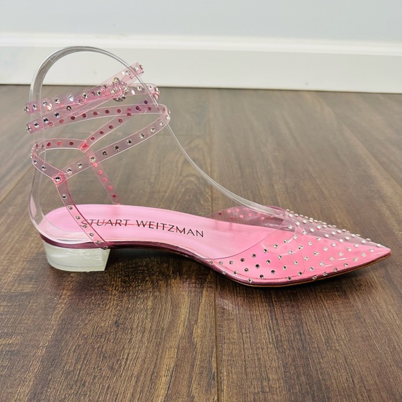 Stuart Weitzman Glam Wrap Flats - Picture 9 of 12